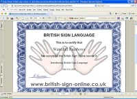 British Sign Language Online   Course 618582 Image 0